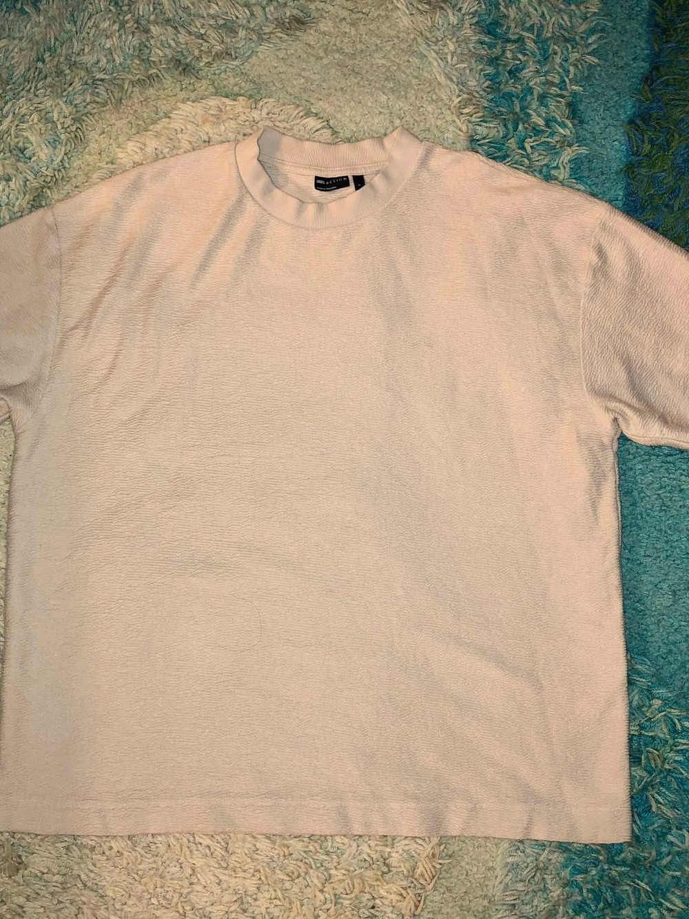ASOS DESIGN relaxed or oversized texture/heavyweight t-shirt L